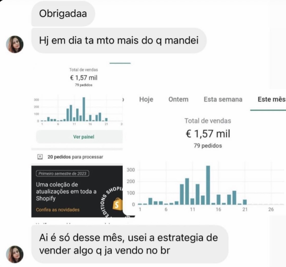 Resultado real de venda 8
